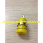 4mm shrounded  yellow Flat